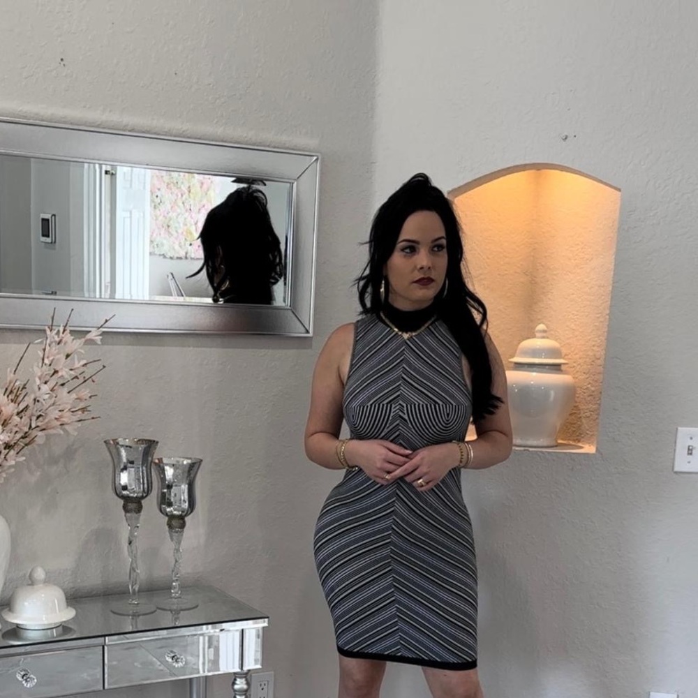 Zara dress, size XS , Stretch fabric fits perfectly to the body,